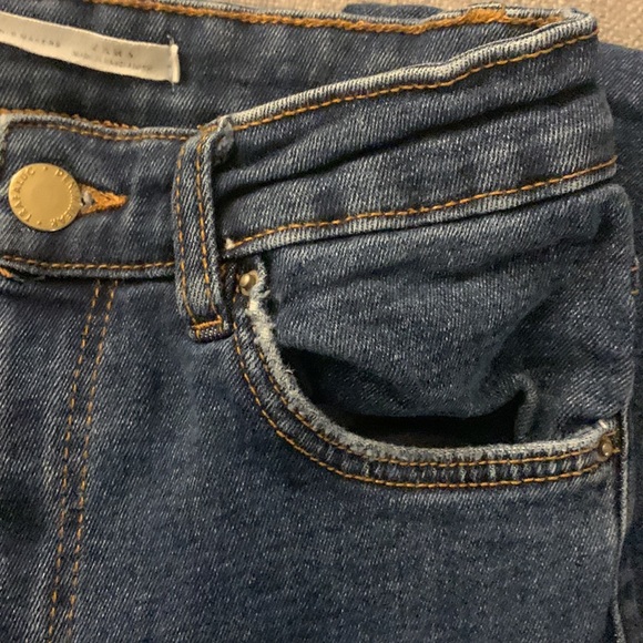 ✨ZARA BLUE DENIM SKINNY JEANS - SIZE: US 04 - Picture 3 of 3